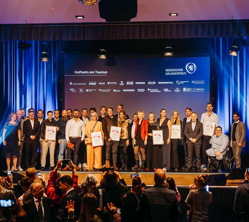 Die Finalist:innen Hessischer Gründerpreis 2024
