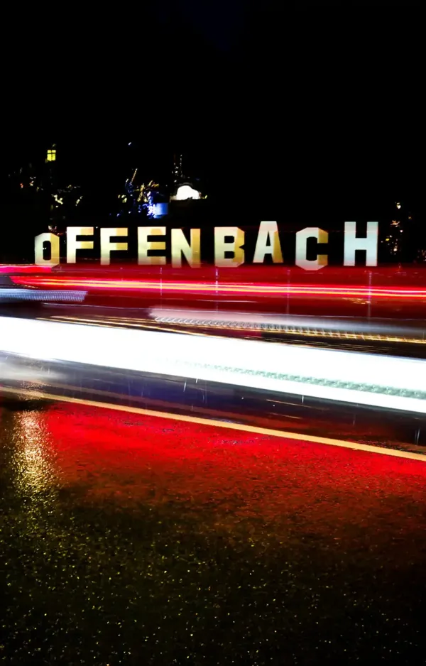 Schriftzug "Offenbach" – genannt Offenbach Hills